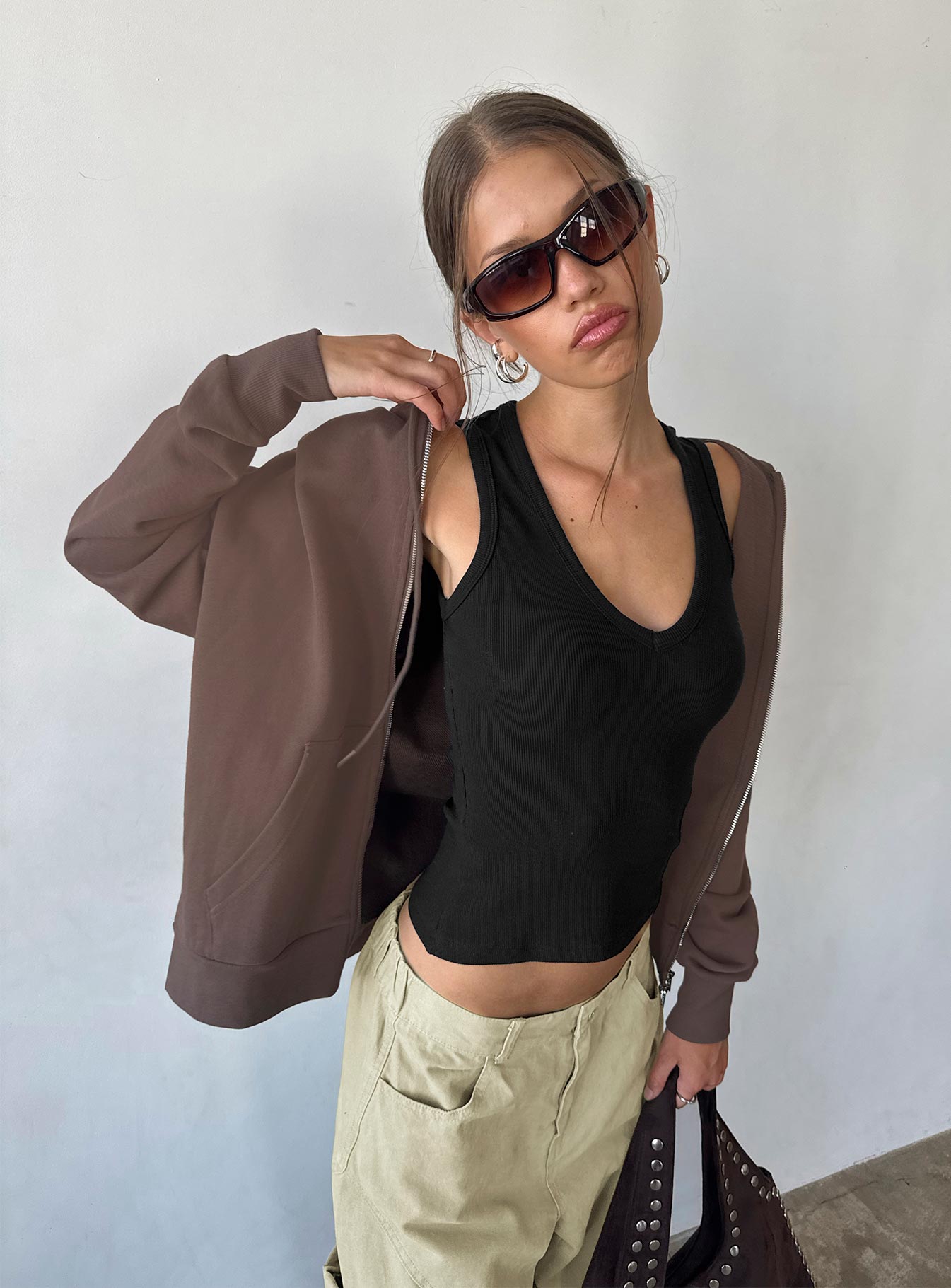 All Day Oversized Hoodie Mocha