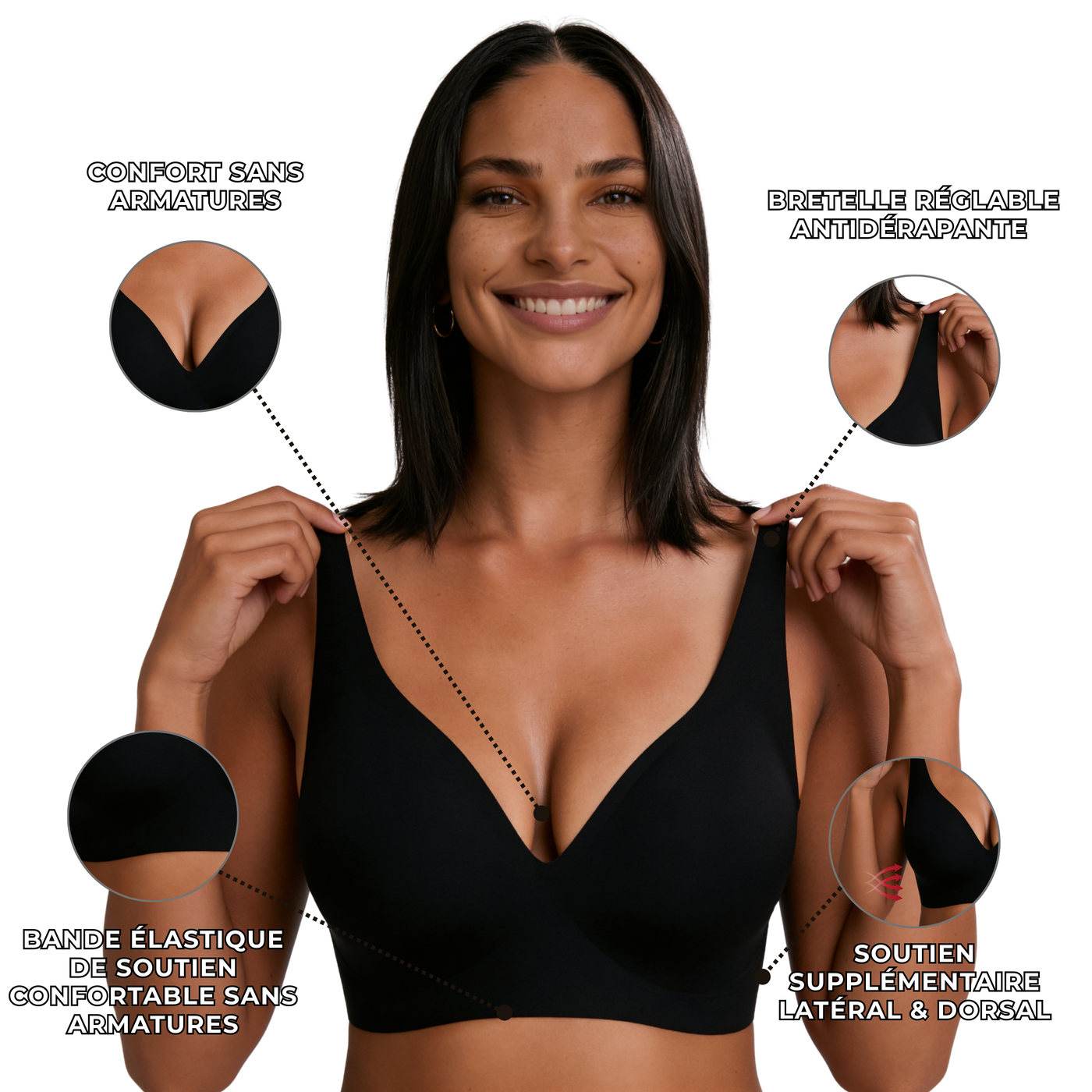 Siléor™ Soutien-Gorge Seconde Peau — Invisible et Ultra-Confort