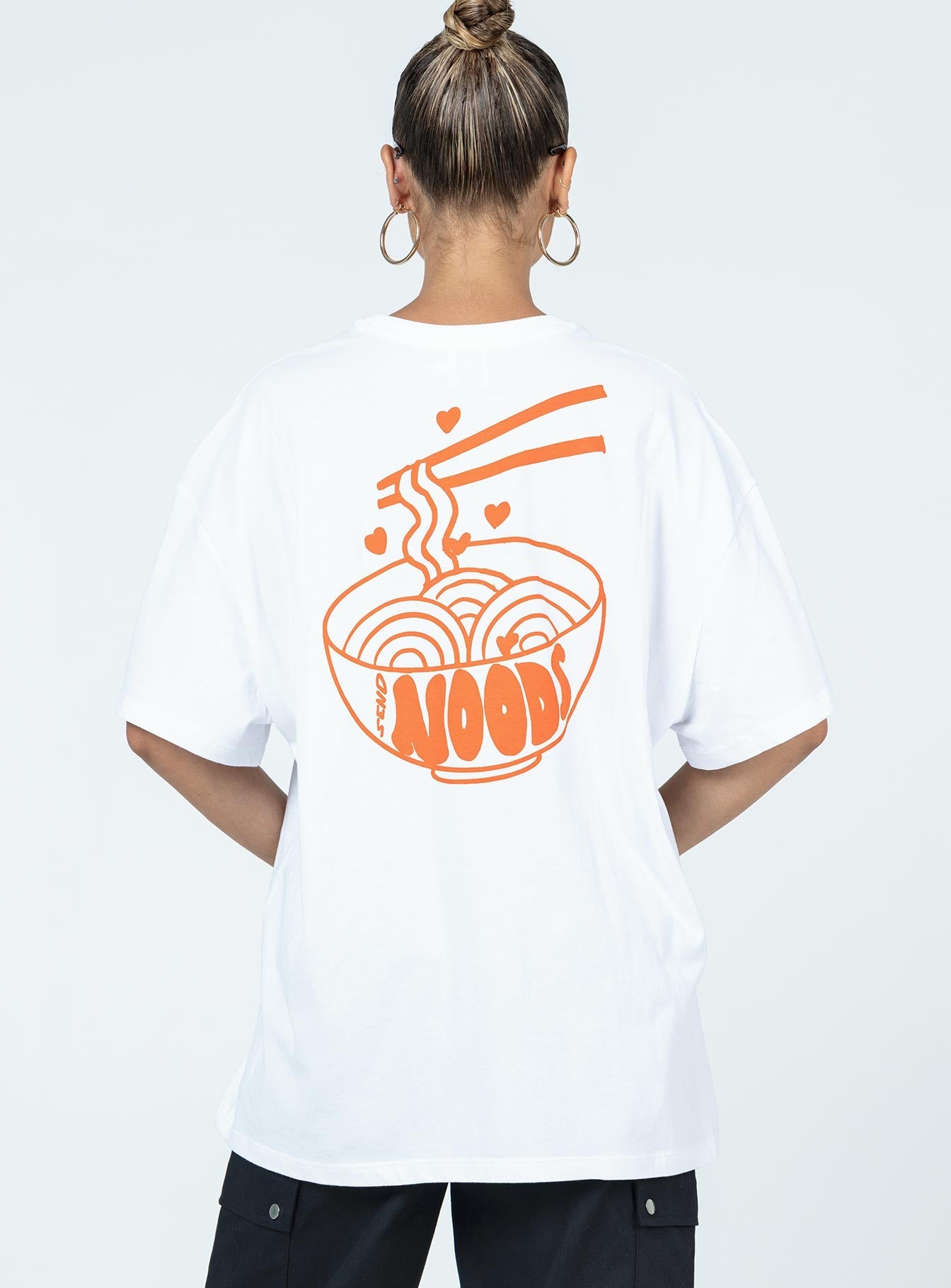 Noods Oversized Tee White