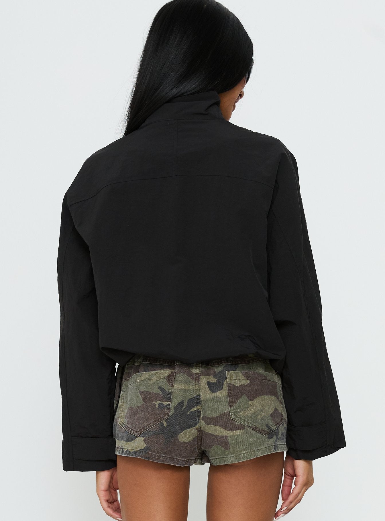 Shoreline Windbreaker Jacket Noir