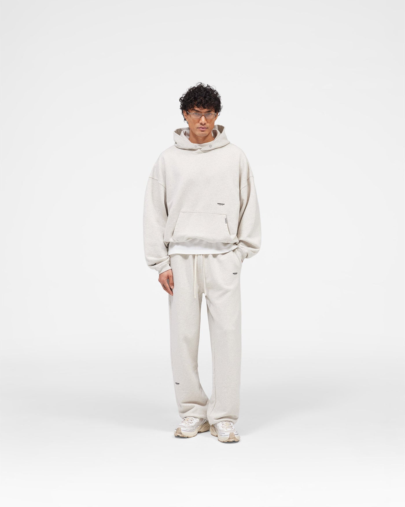 Micro Owners Club Sweatpant - Cream Marl