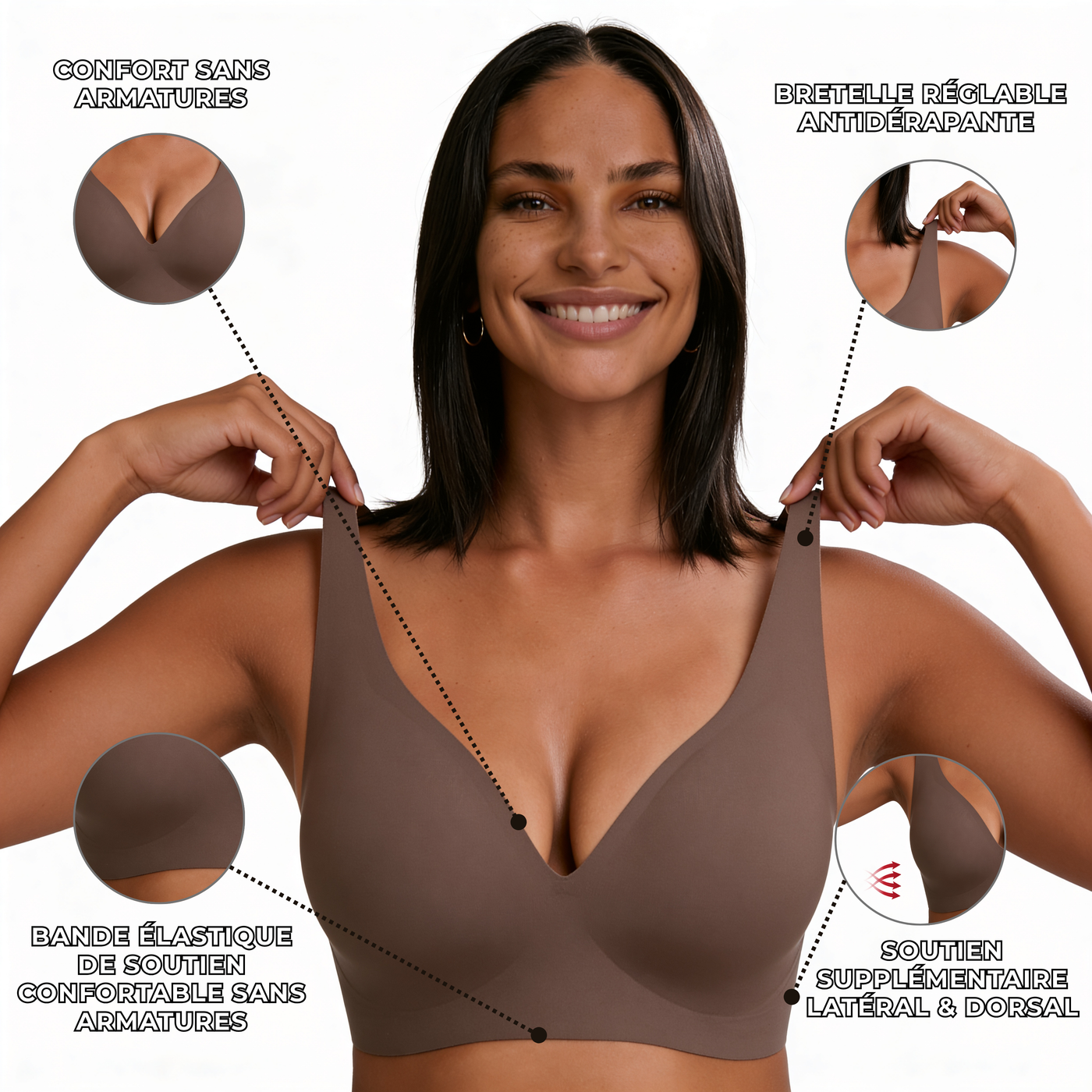 Siléor™ Soutien-Gorge Seconde Peau — Invisible et Ultra-Confort