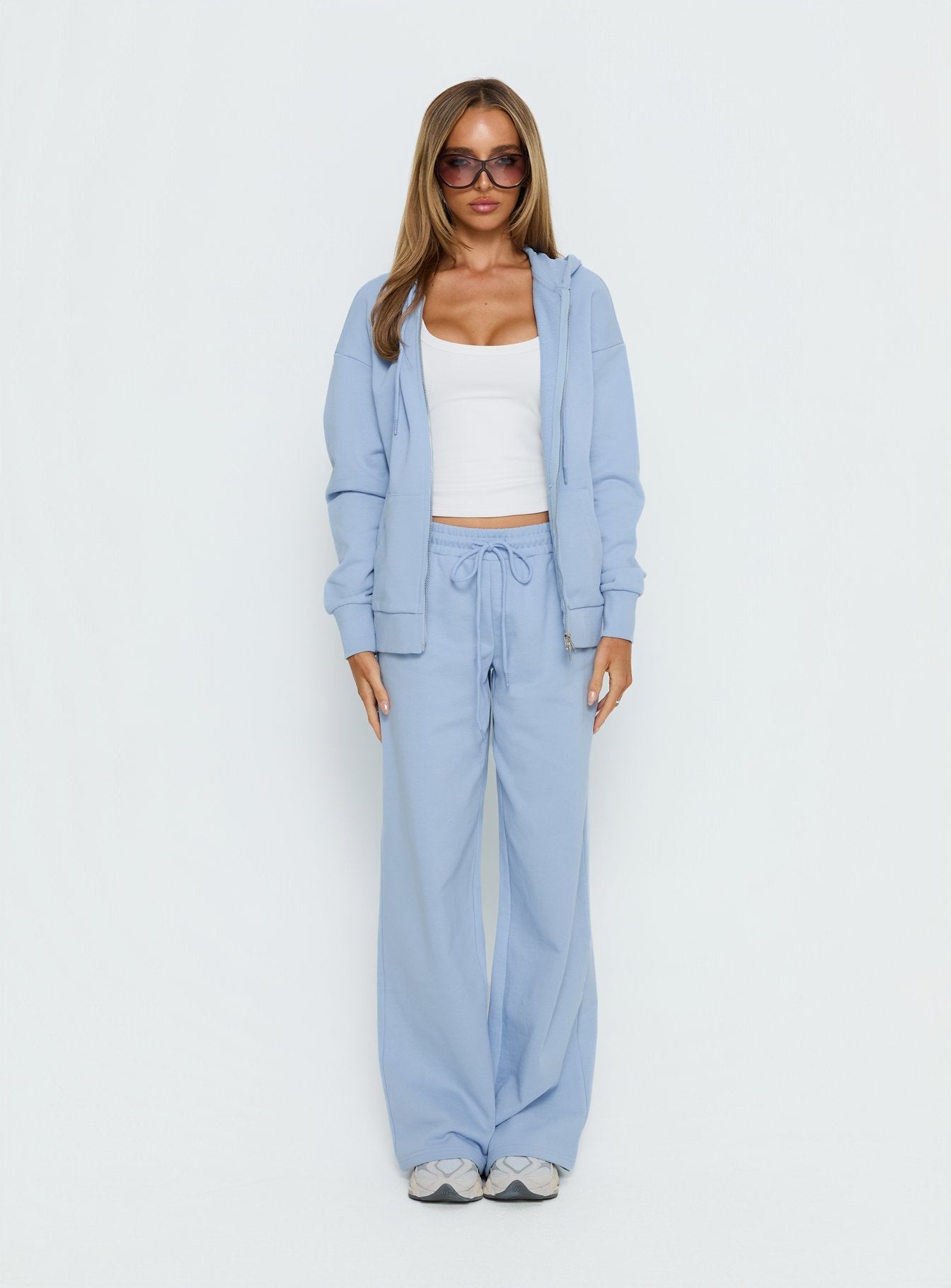 All Day Oversized Hoodie Icy Blue
