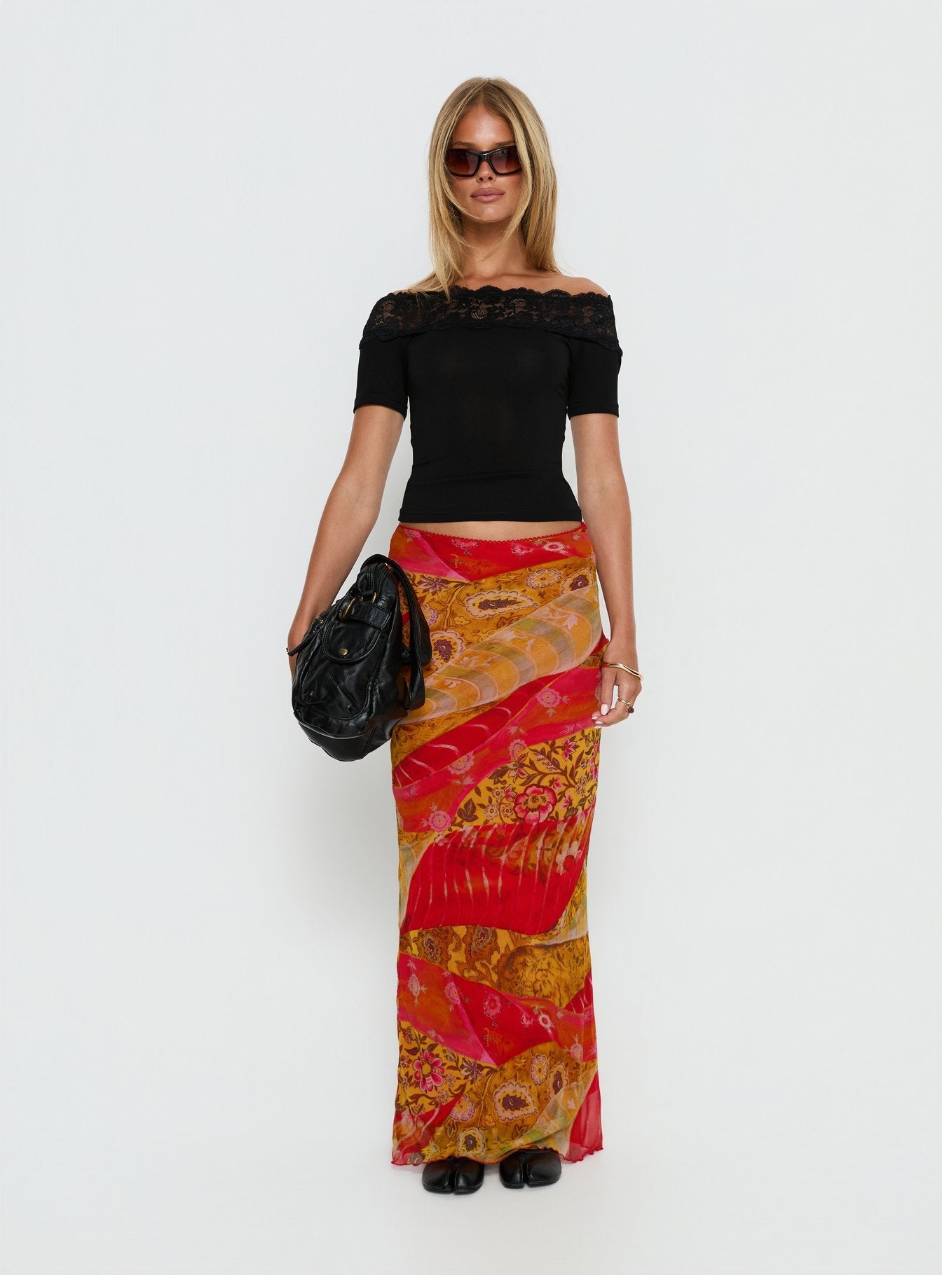 Rowana Maxi Skirt Multi Paisley