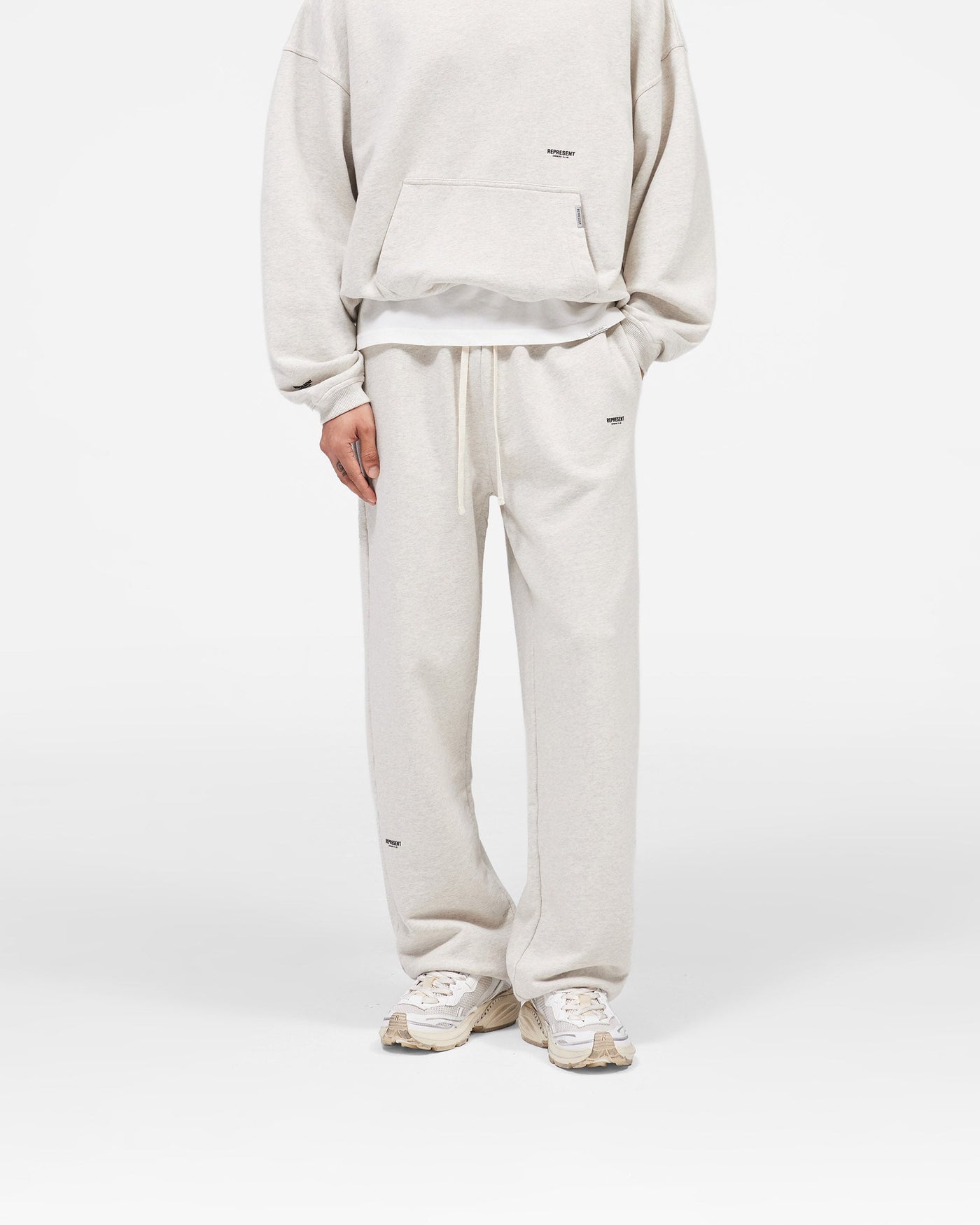 Micro Owners Club Sweatpant - Cream Marl