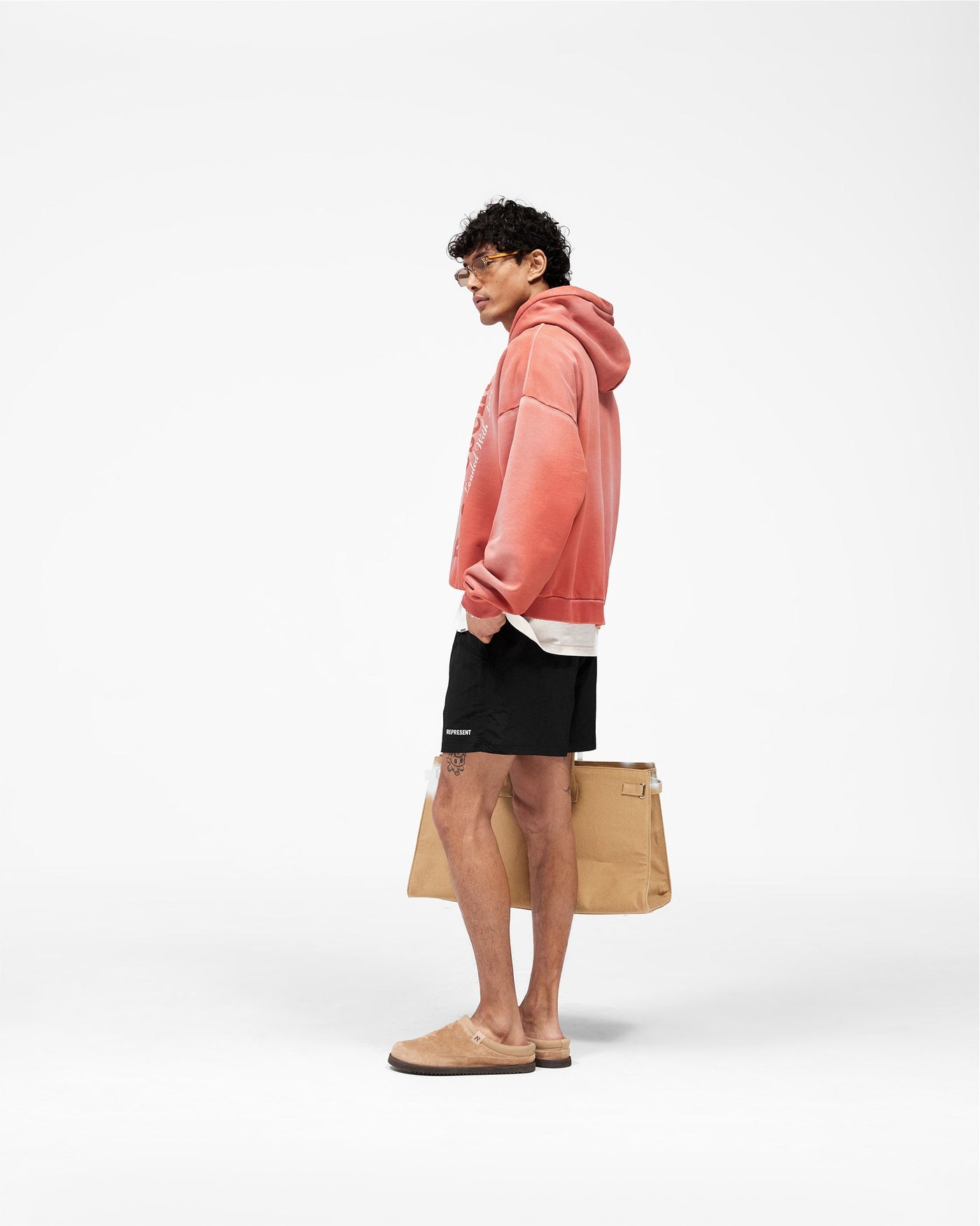 Loaded With Love Hoodie - Withered Rose