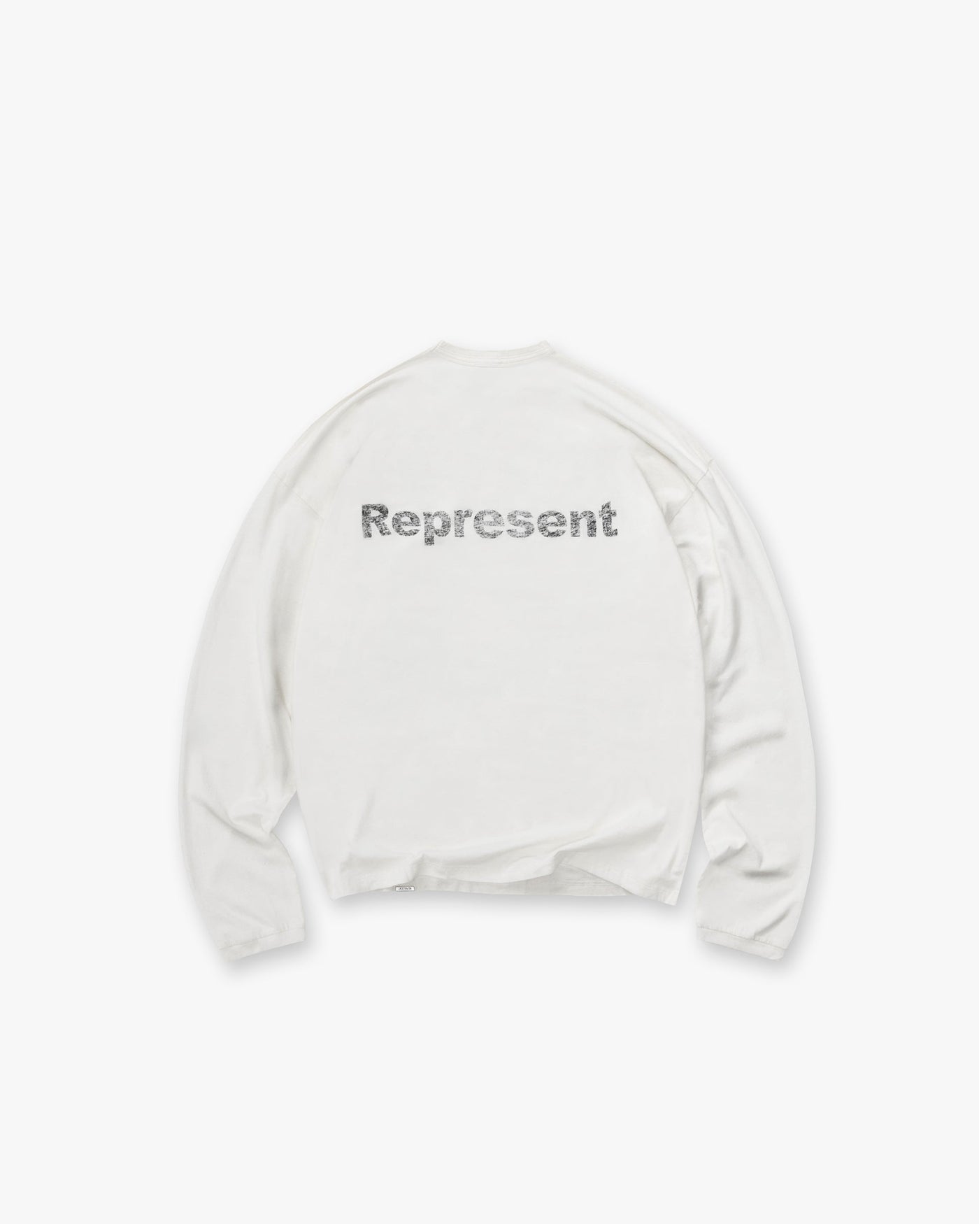Lowercase Logo Long Sleeve T-Shirt - Flat White