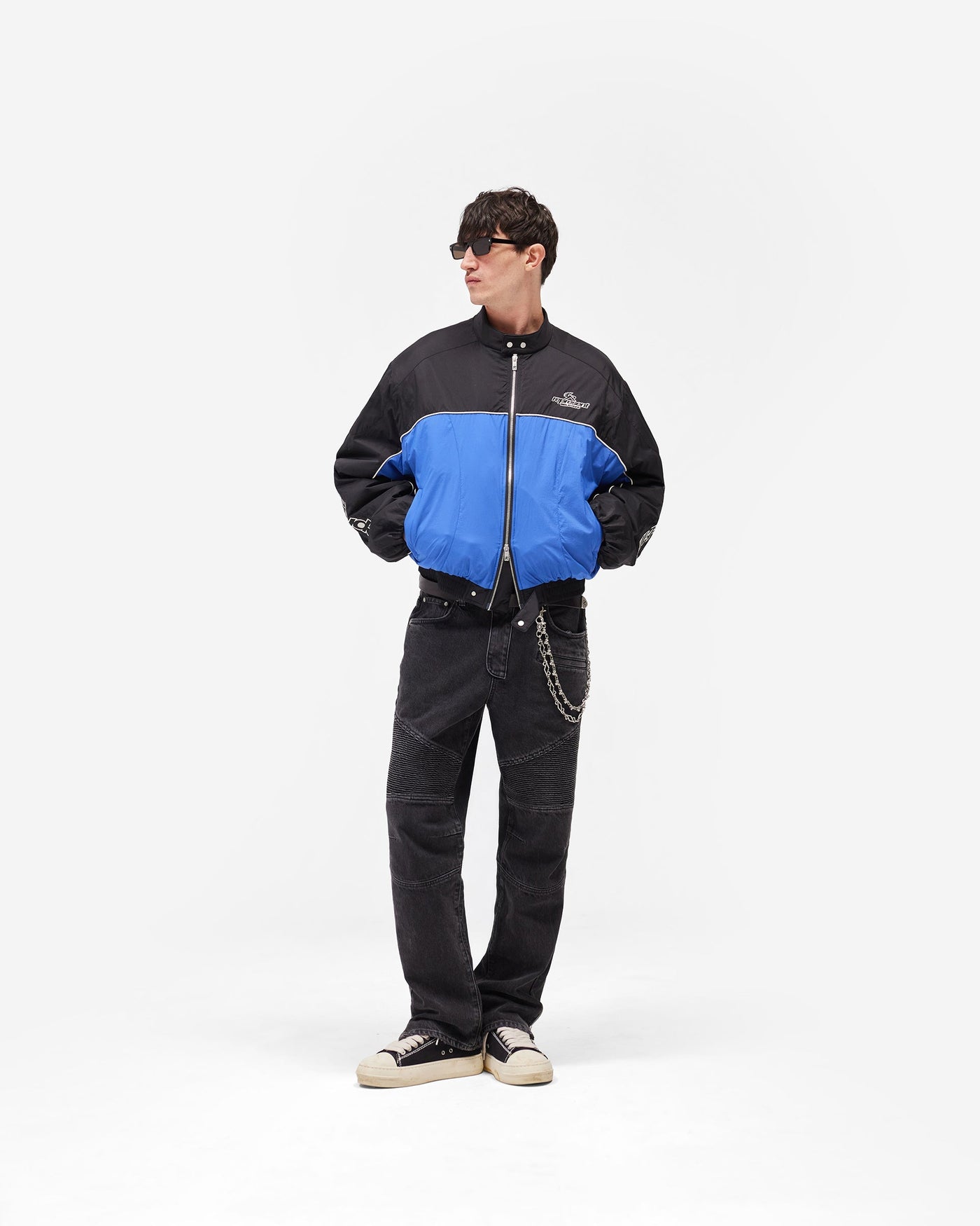 Represent X Belstaff Nylon Racing Jacket - Jet Black