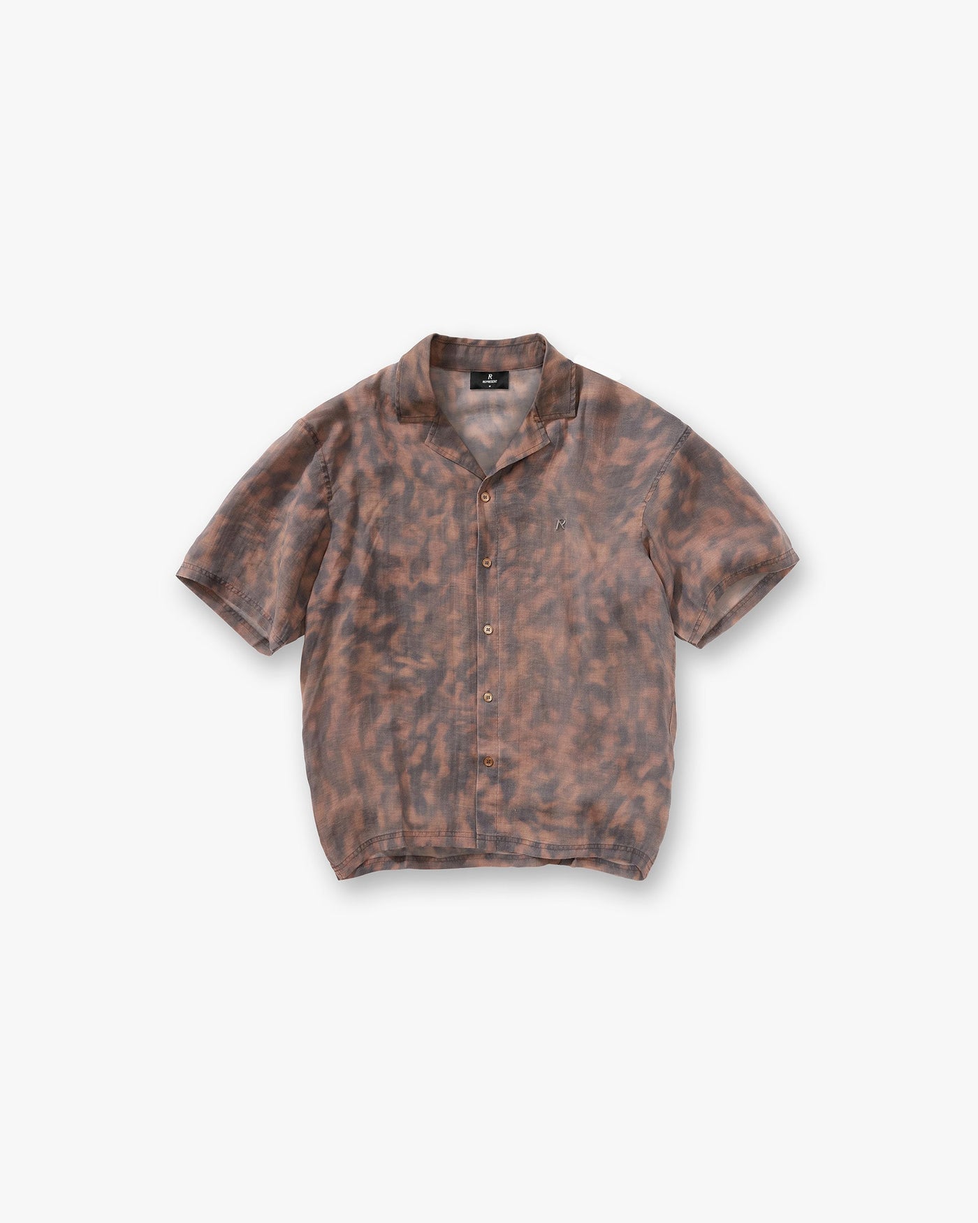 Tortoise Print Shirt - Brown