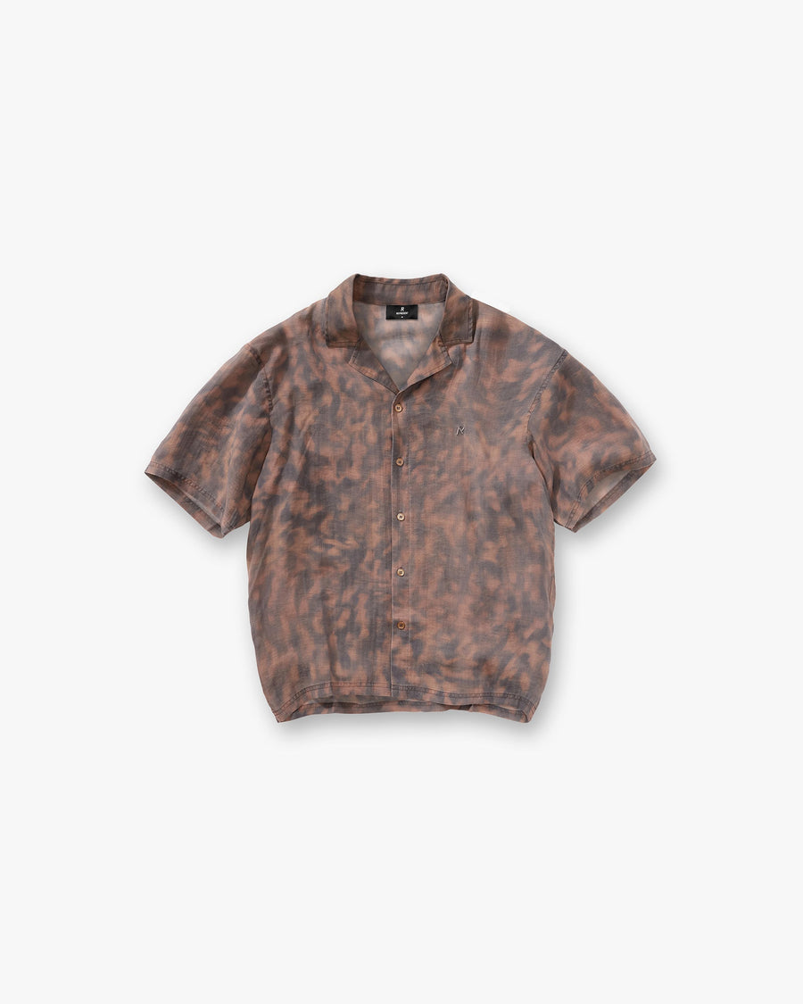 Tortoise Print Shirt - Brown