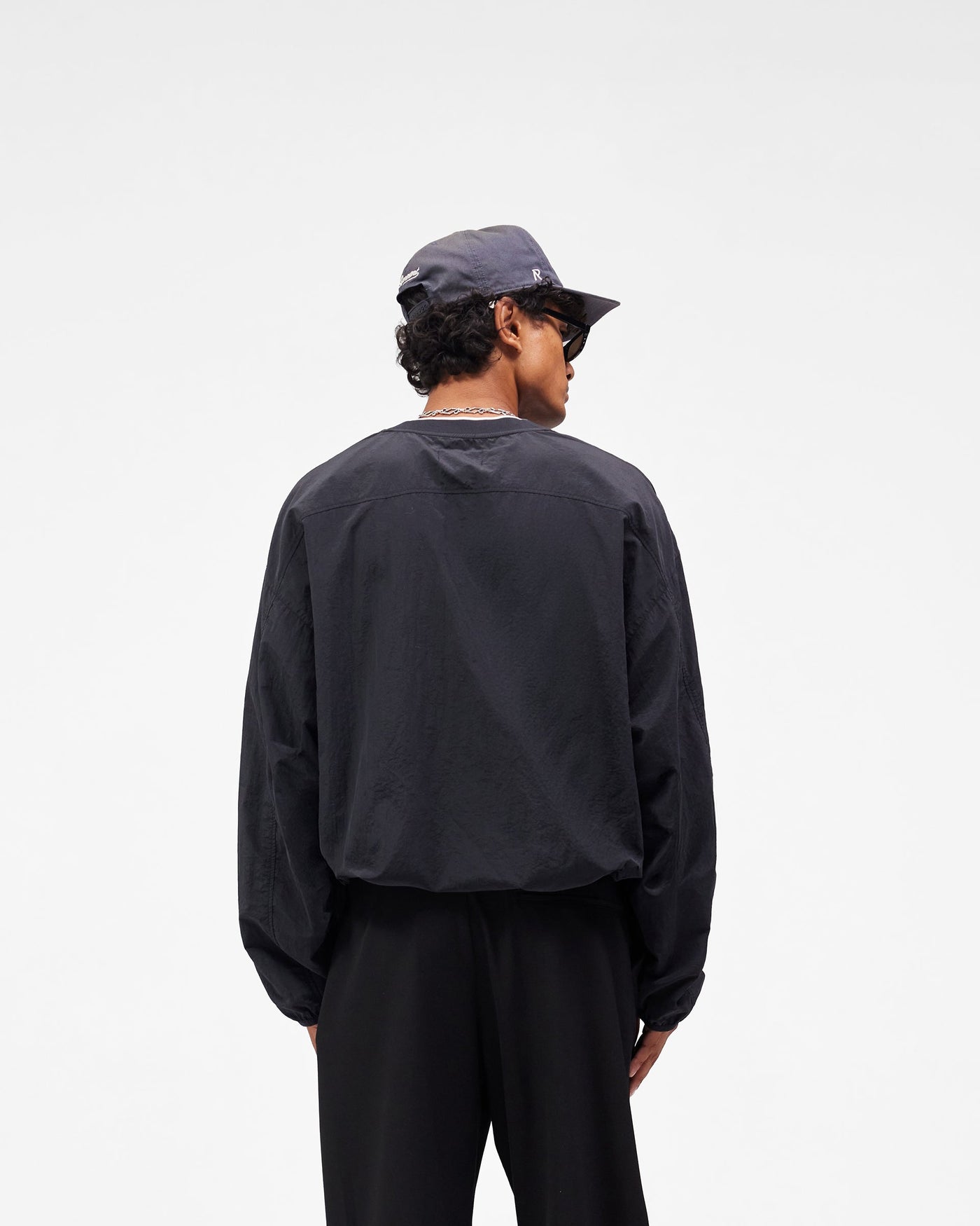 New York Yankees x Represent Nylon Pullover - Faded Black