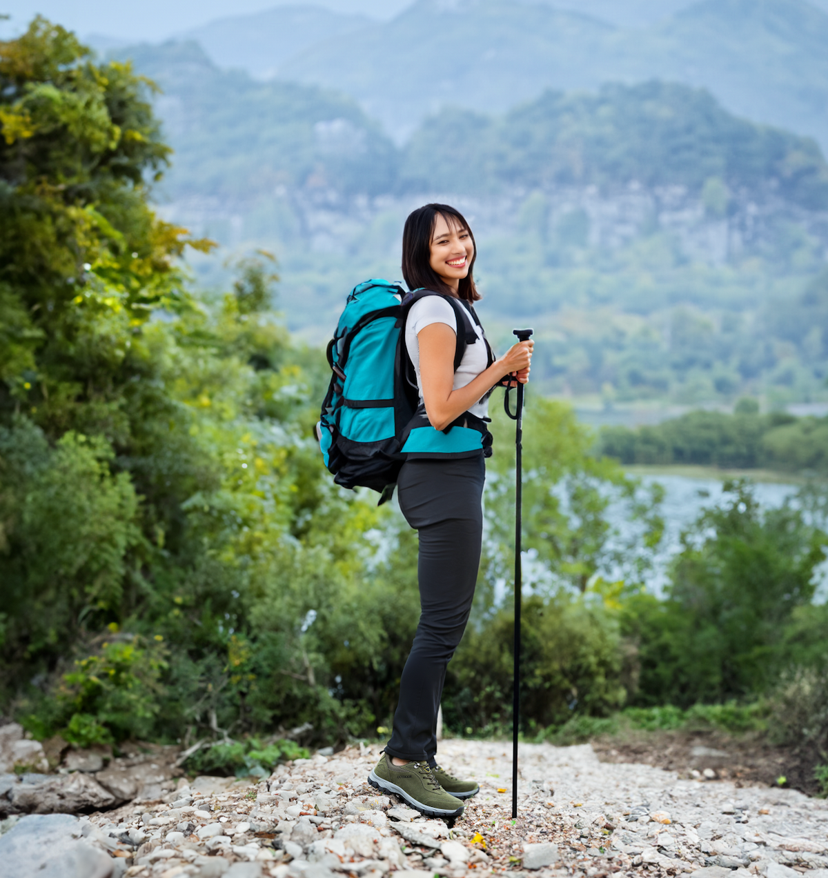 Vitanano Ergonomiczne Buty Trekkingowe z Amortyzacją i Antypoślizgową Podeszwą