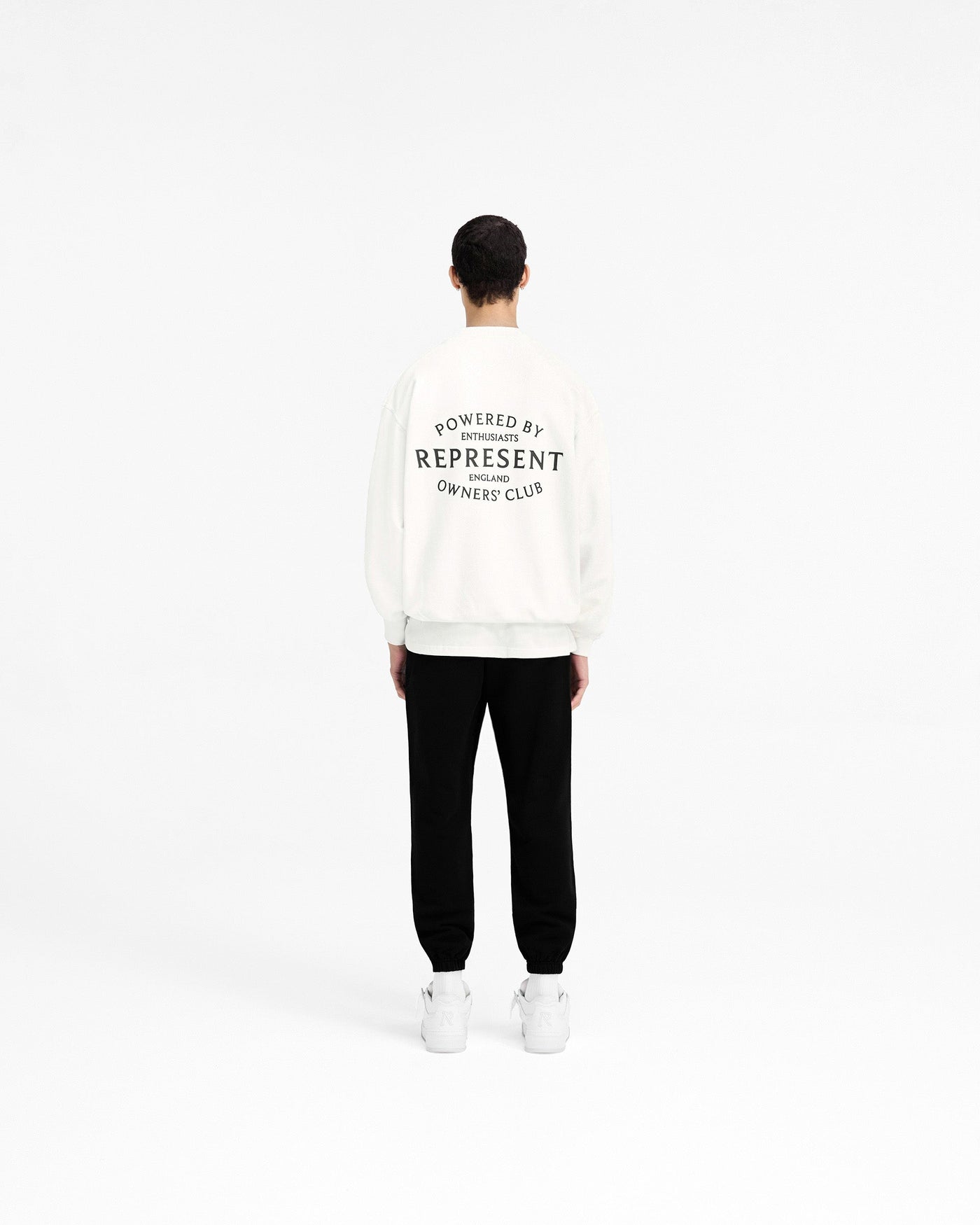 Represent Owners Club Stamp Sweater - Flat White