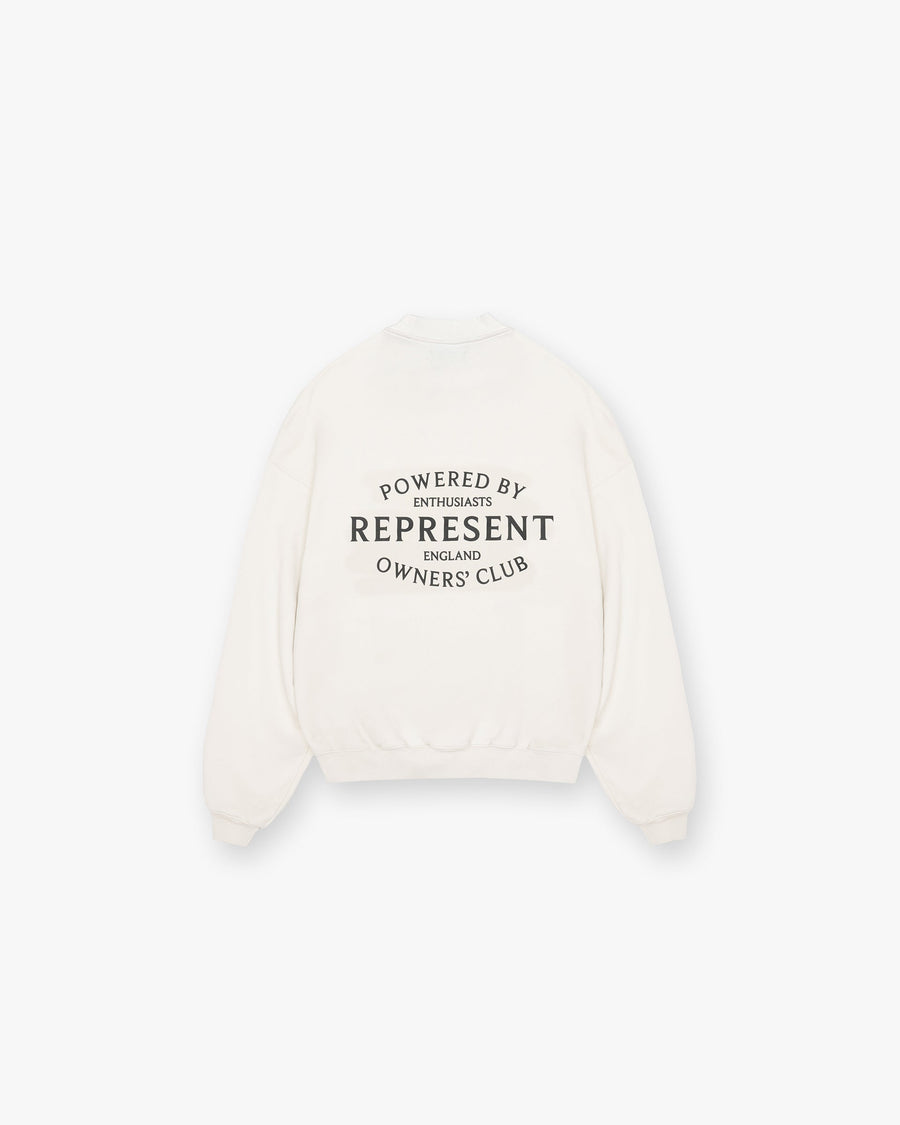 Represent Owners Club Stamp Sweater - Flat White