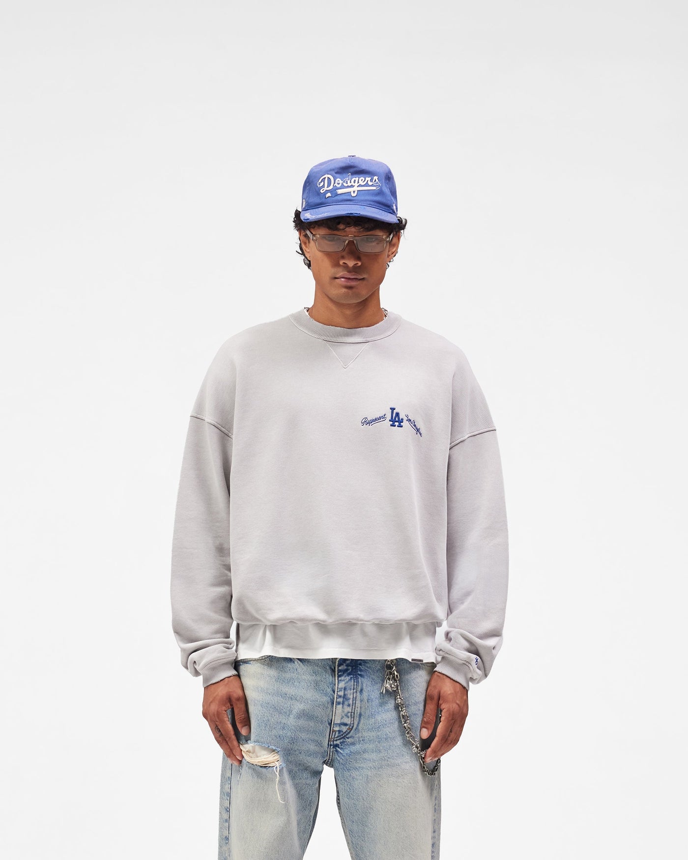 Los Angeles Dodgers x Represent Sweater - Sprayed Mist