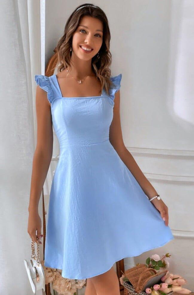 Robe Courte Dos Nu Élegante - Evangeline