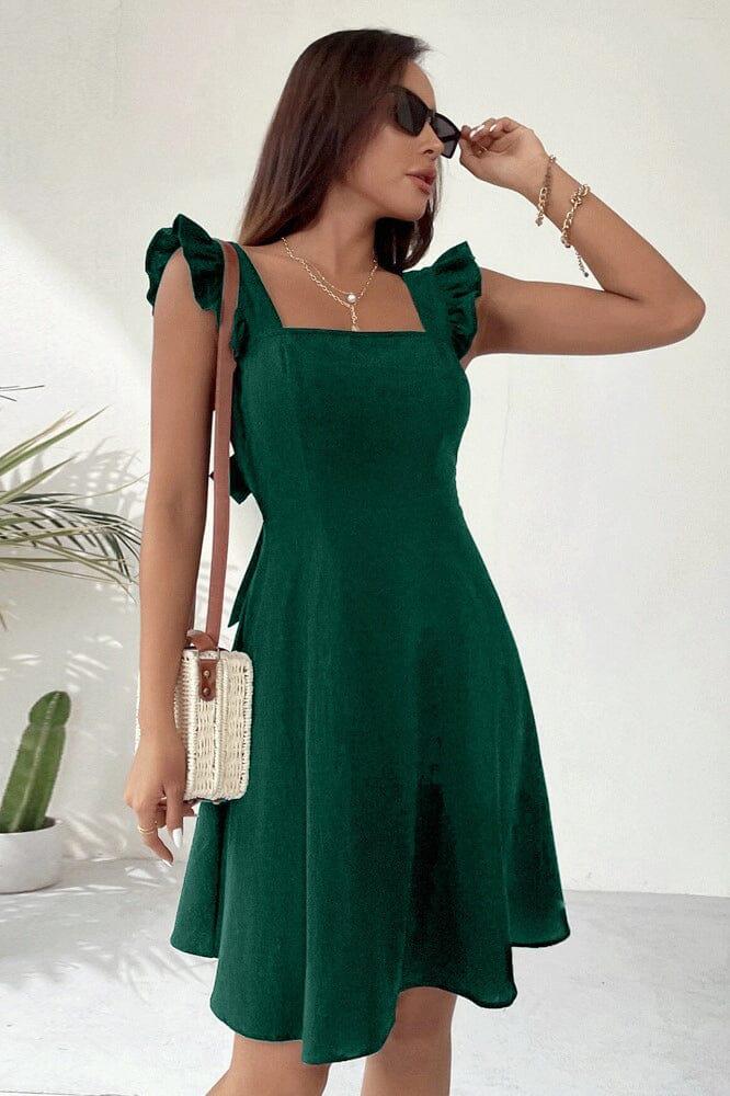 Robe Courte Dos Nu Élegante - Evangeline