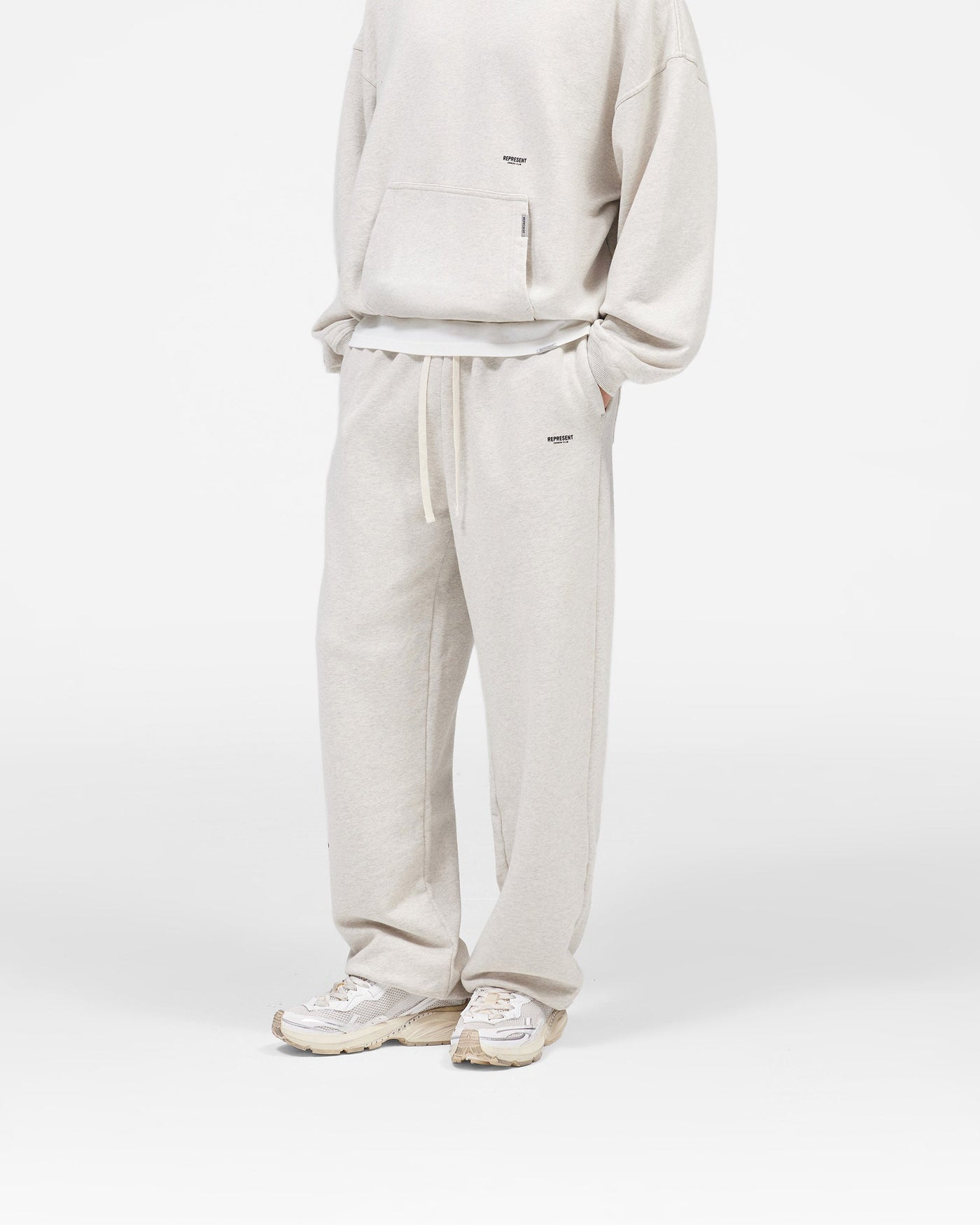 Micro Owners Club Sweatpant - Cream Marl