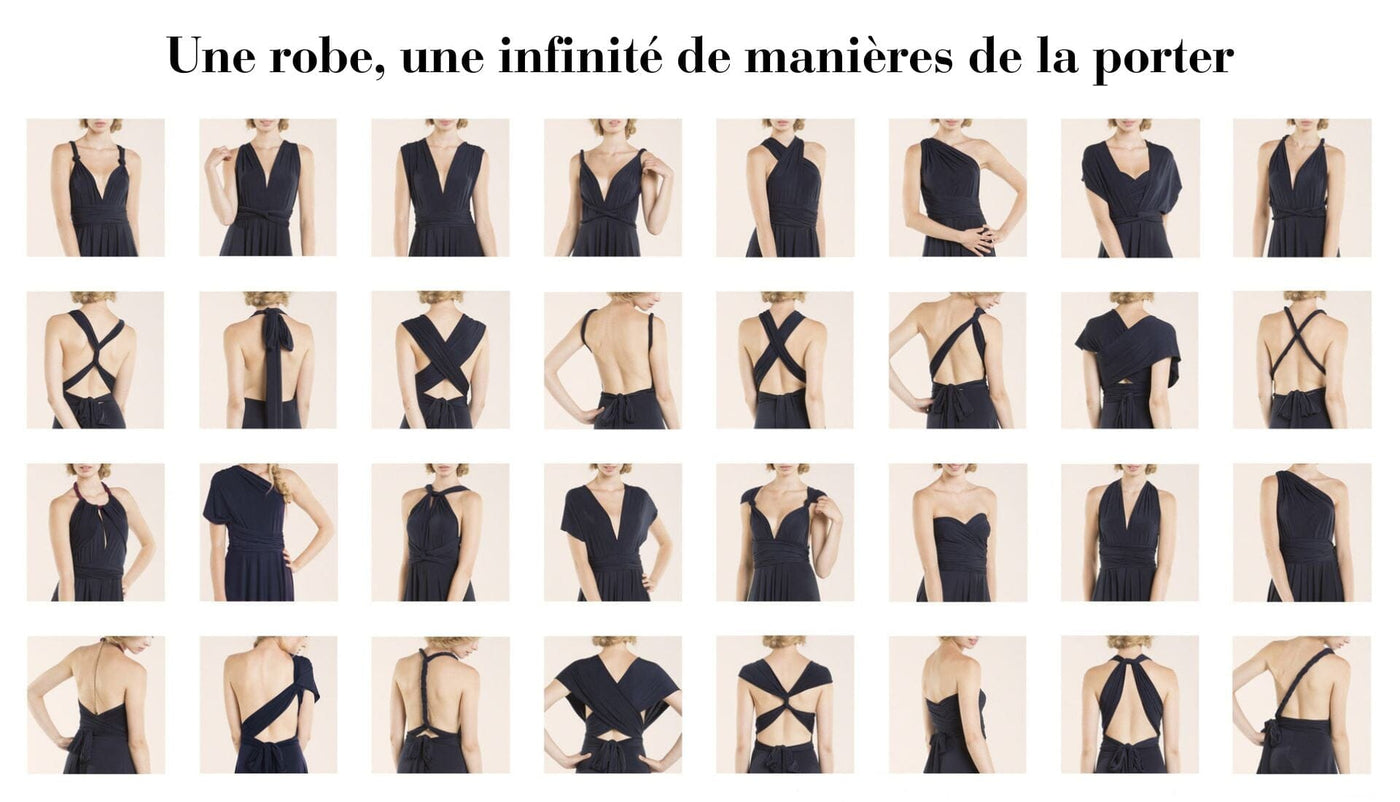 Robe Multiposition Odyssée — Élégance polyvalente