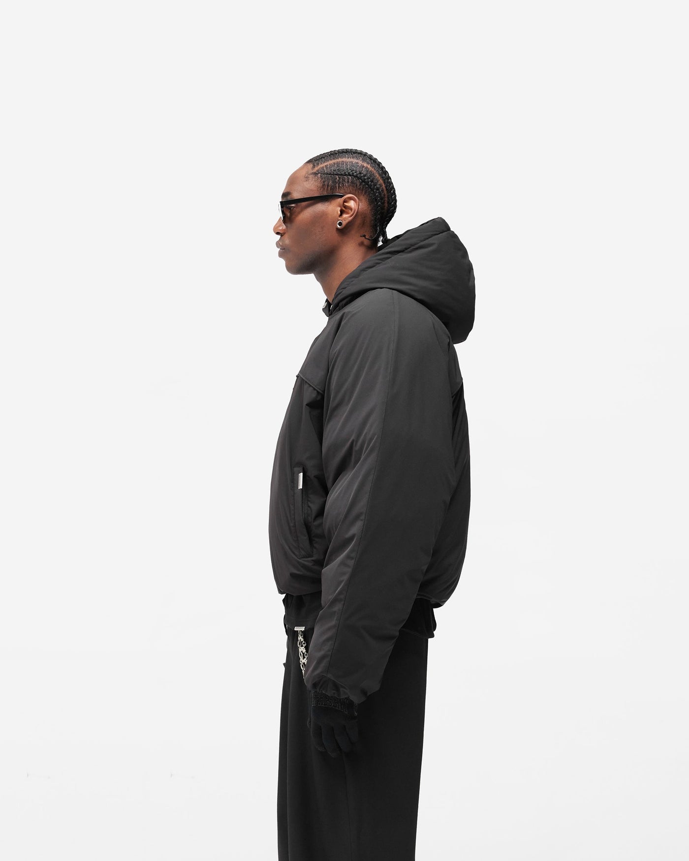 Arch Pullover Puffer - Jet Black