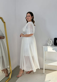 SERENA – Sukienka Maxi z Cekinami