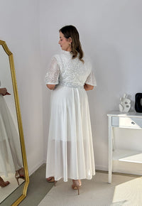 SERENA – Sukienka Maxi z Cekinami
