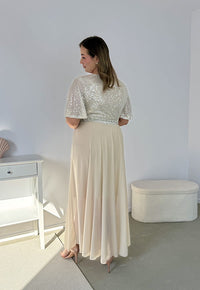 SERENA – Sukienka Maxi z Cekinami