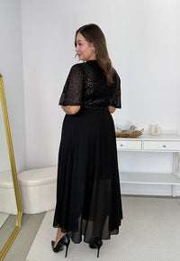 SERENA – Sukienka Maxi z Cekinami