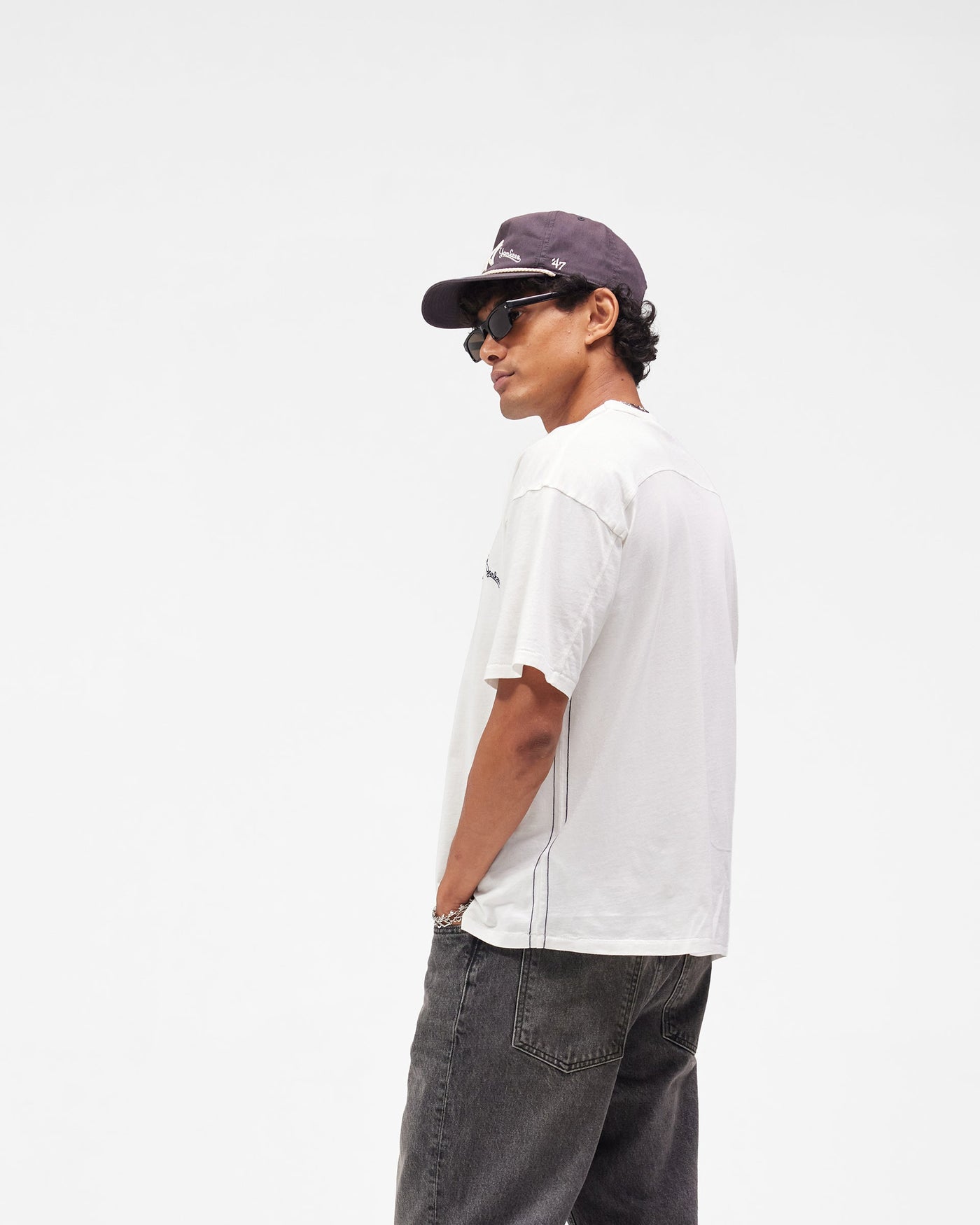 New York Yankees x Represent T-Shirt - Flat White