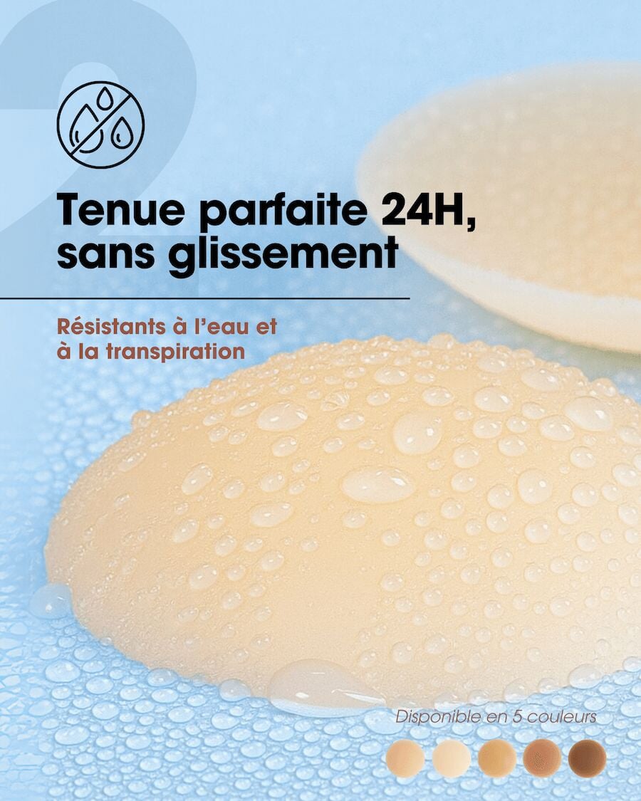 Cache Tétons Invisibles Sans Adhésifs