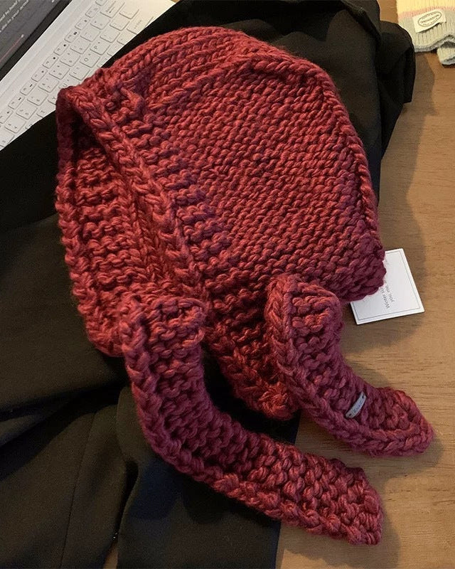 Écharpe Cagoule En Grosse Maille - Clarisse