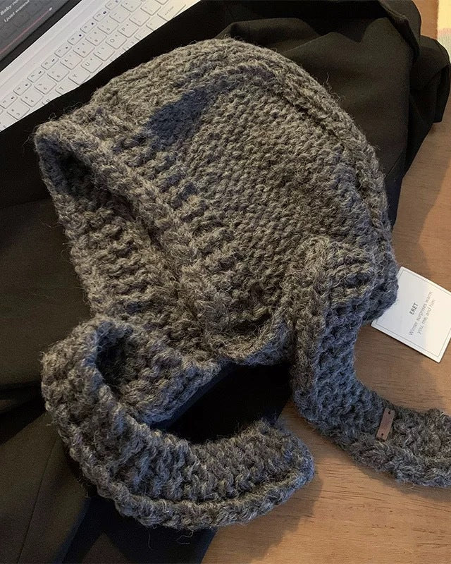 Écharpe Cagoule En Grosse Maille - Clarisse
