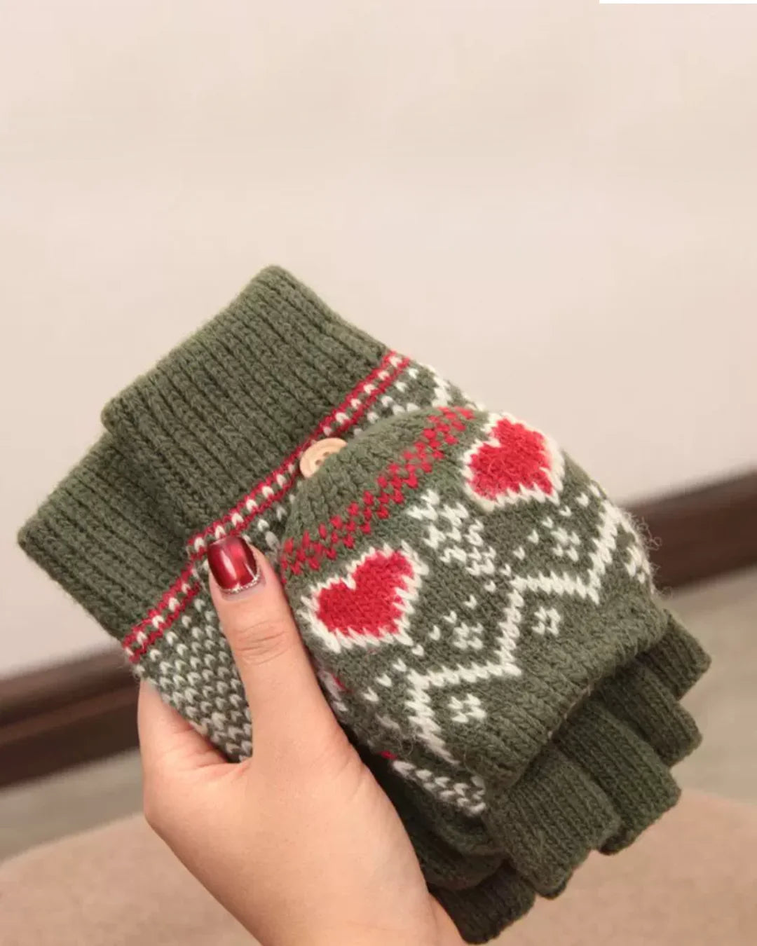 Gants Convertibles Laine - Lily