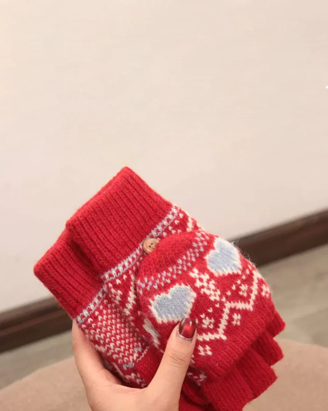Gants Convertibles Laine - Lily