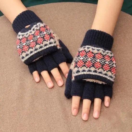 Moufles Mitaines Convertibles - Doublure Polaire