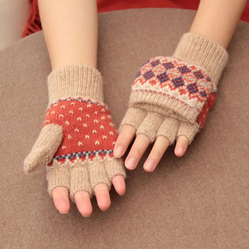 Moufles Mitaines Convertibles - Doublure Polaire