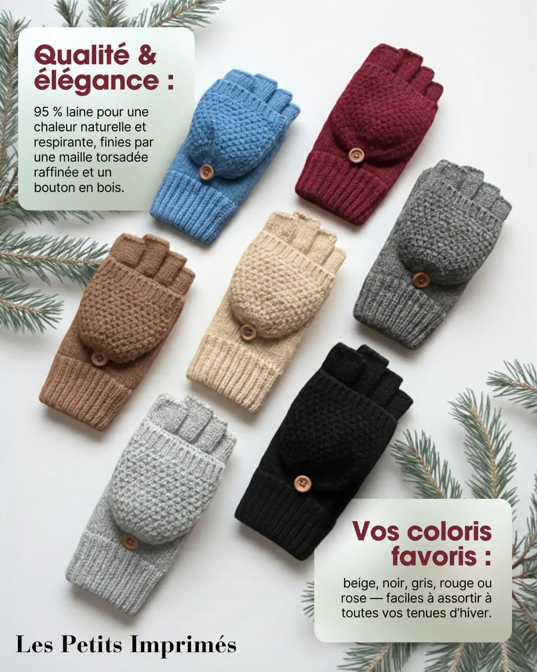 Moufles Mitaines Polaire