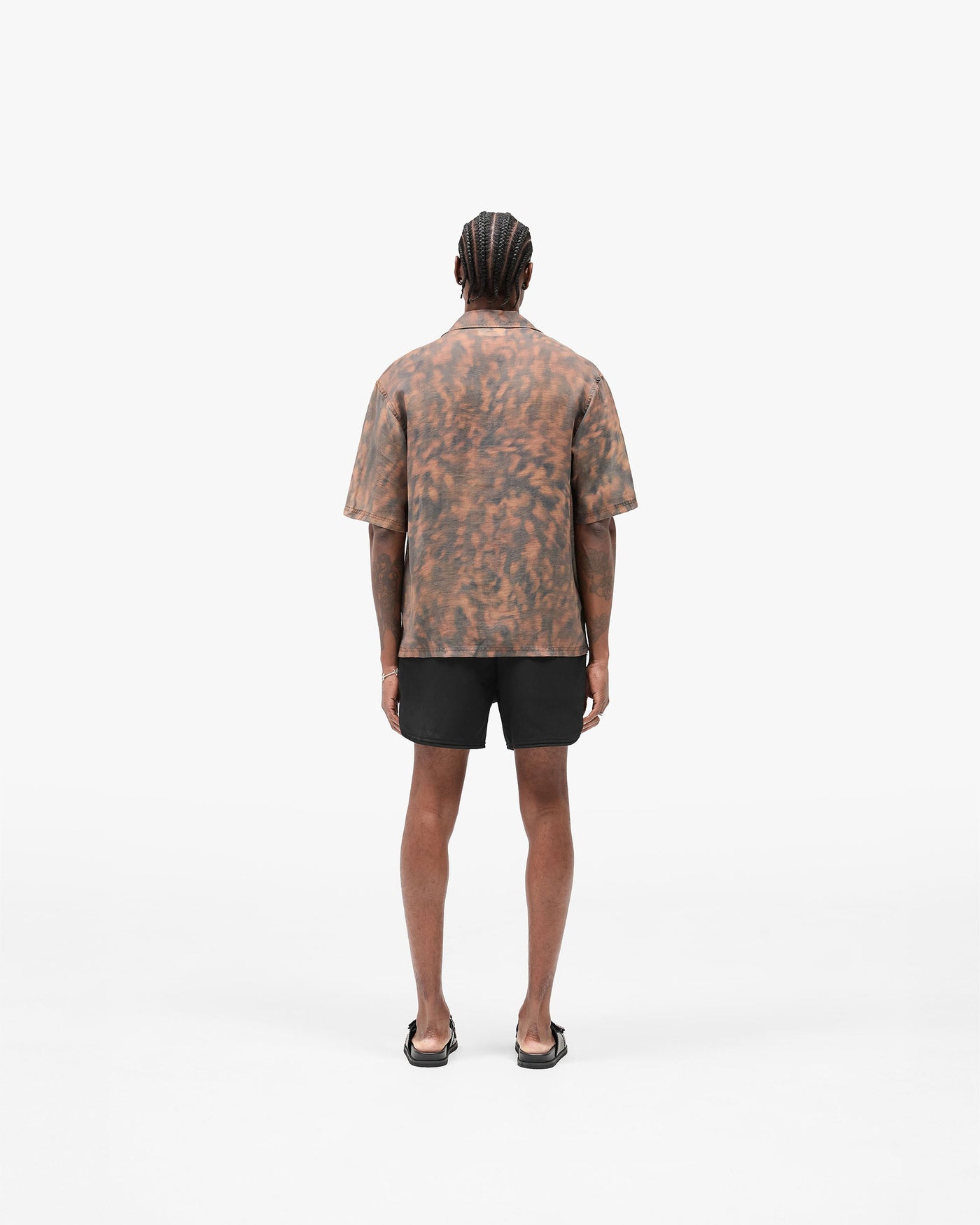 Tortoise Print Shirt - Brown
