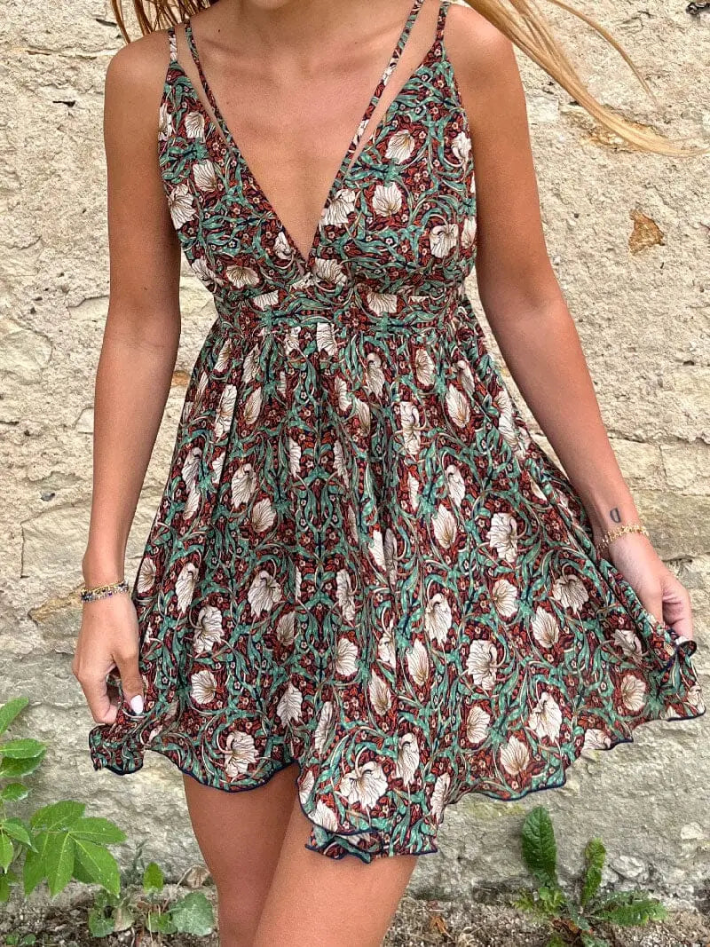 Robe Bohème Florale et Romantique - Nymphea