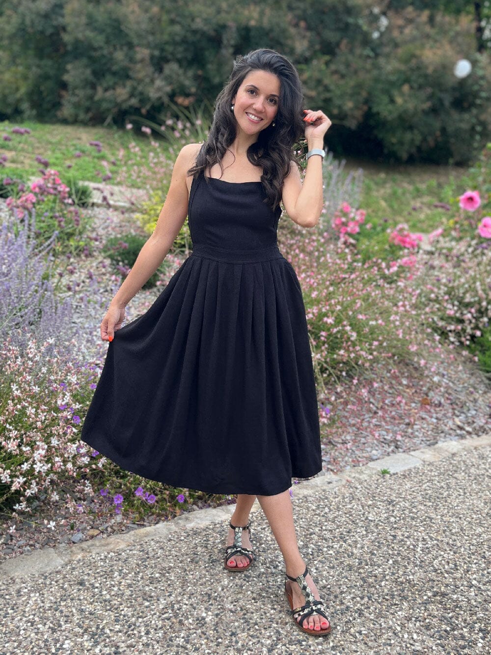 Louisa Robe Lin Dos Croisé