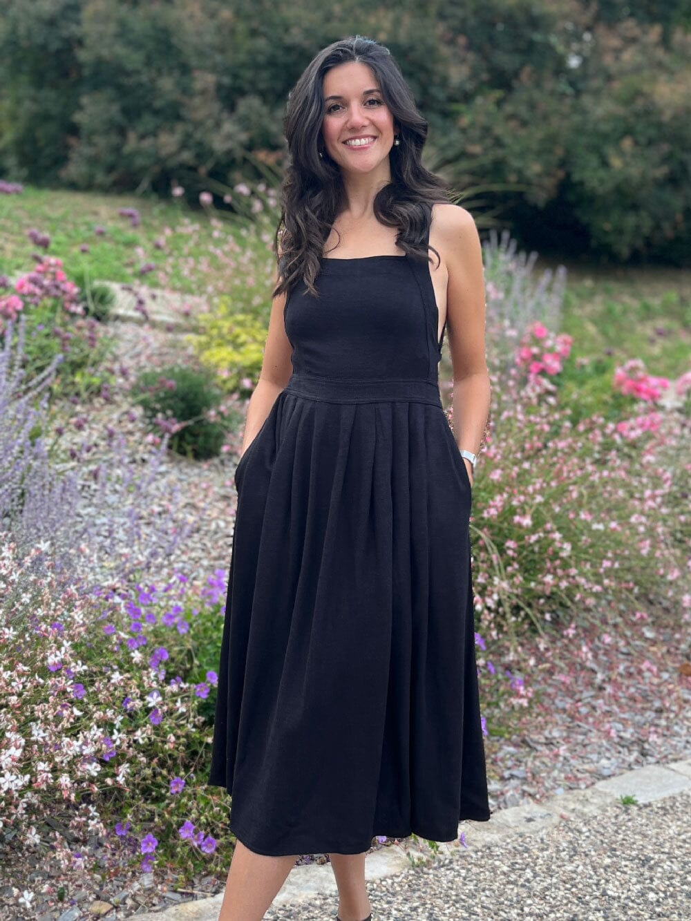 Louisa Robe Lin Dos Croisé