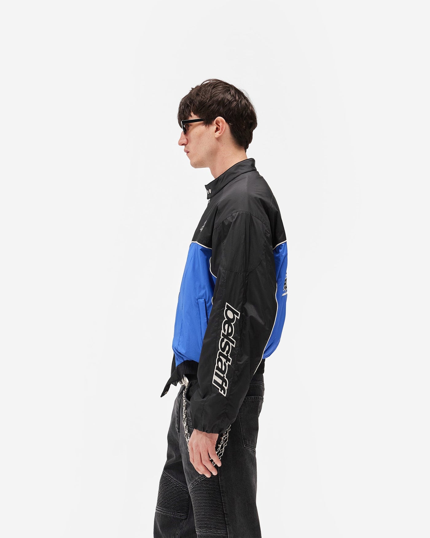 Represent X Belstaff Nylon Racing Jacket - Jet Black