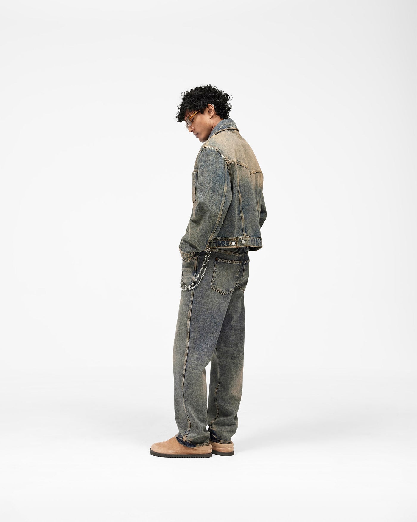 Denim Trucker - Blue Cream