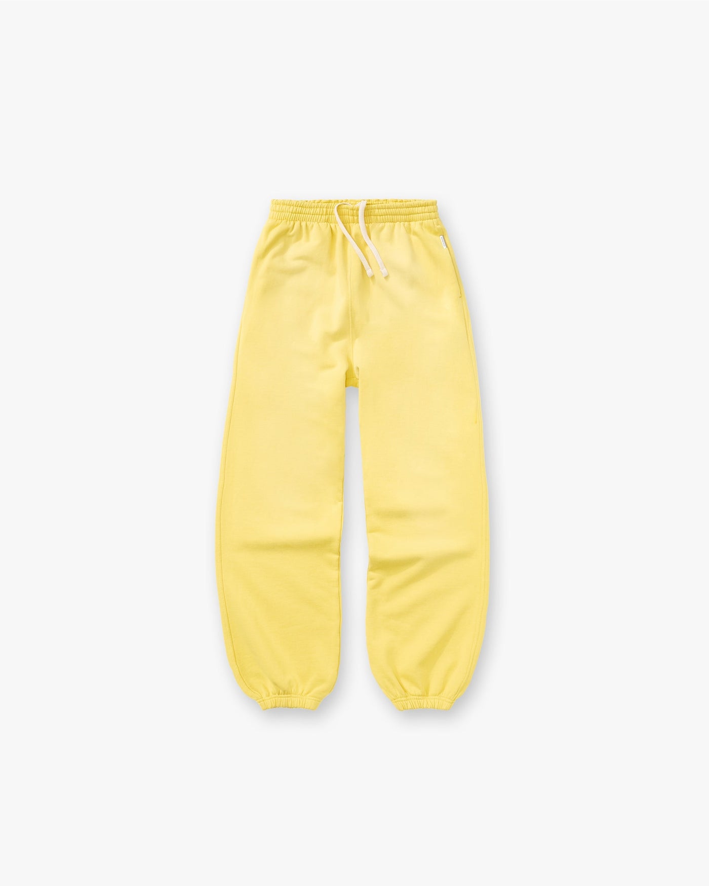 Initial Wide Leg Cuffed Sweatpant - Canary Yellow